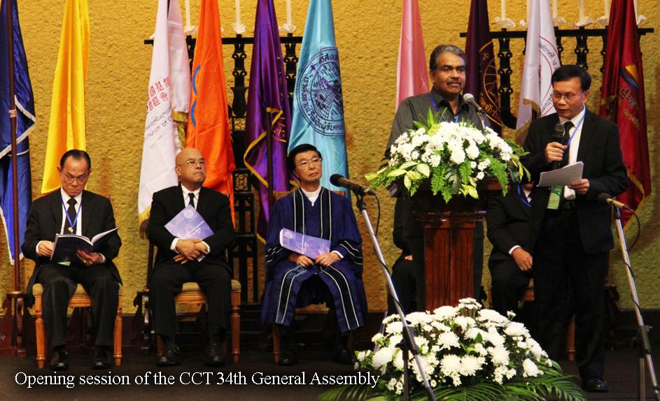 CCA General Secretary addresses General Assembly of Church of Christ in Thailand