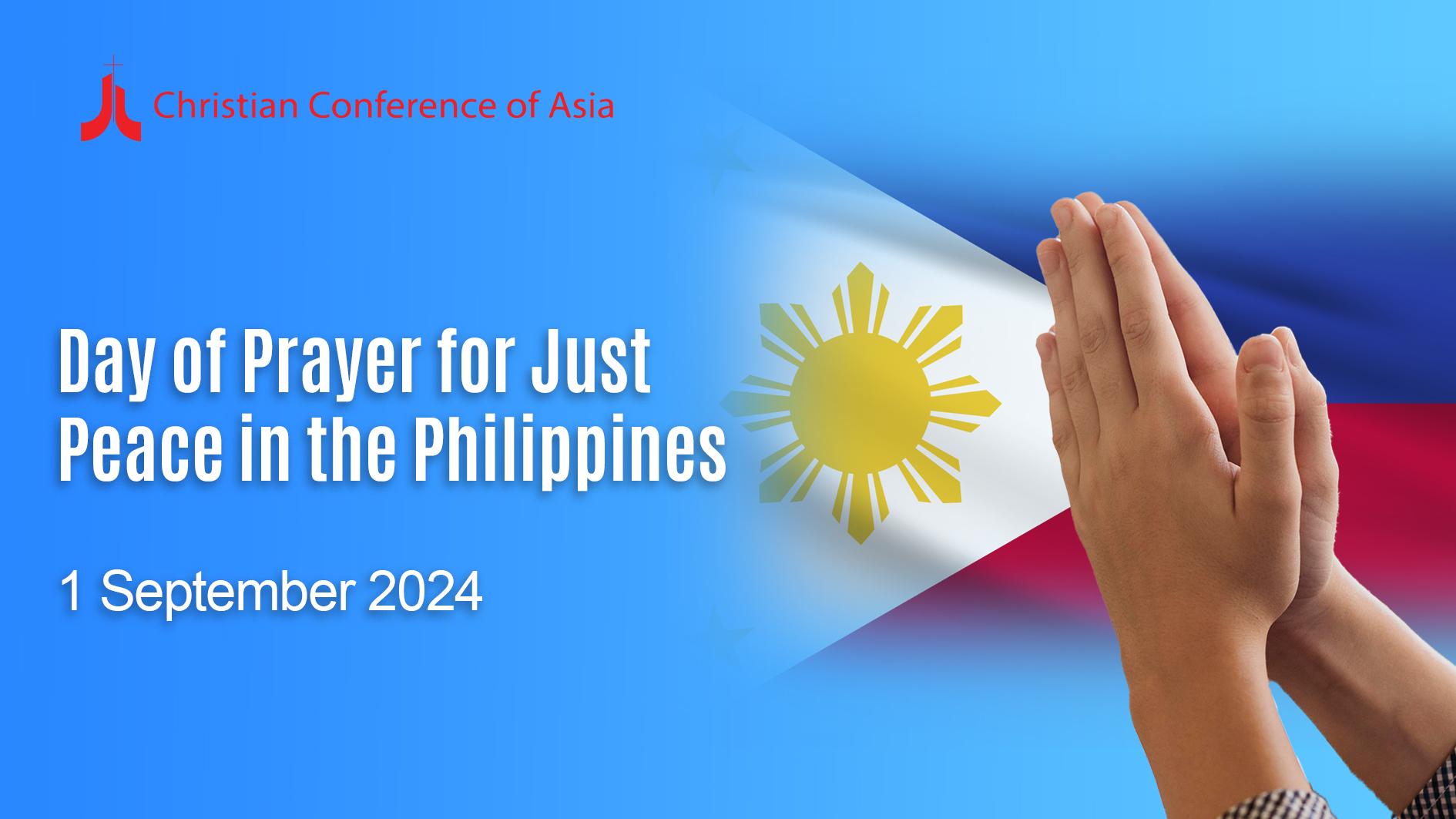 CCA General Secretary urges GRP and NDFP to resume stalled peace negotiations in the Philippines